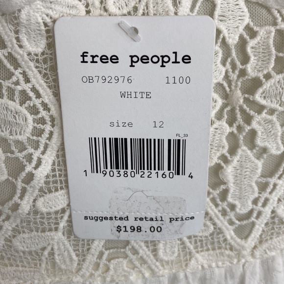 Free People Crochet Lace Cream/Ivory Maxi Dress - Picture 7 of 16